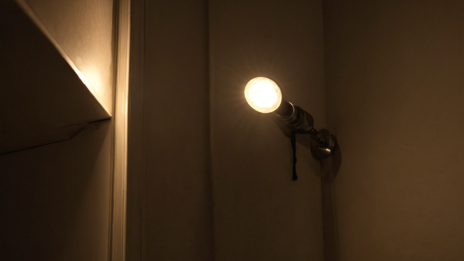Checking closet corner safely