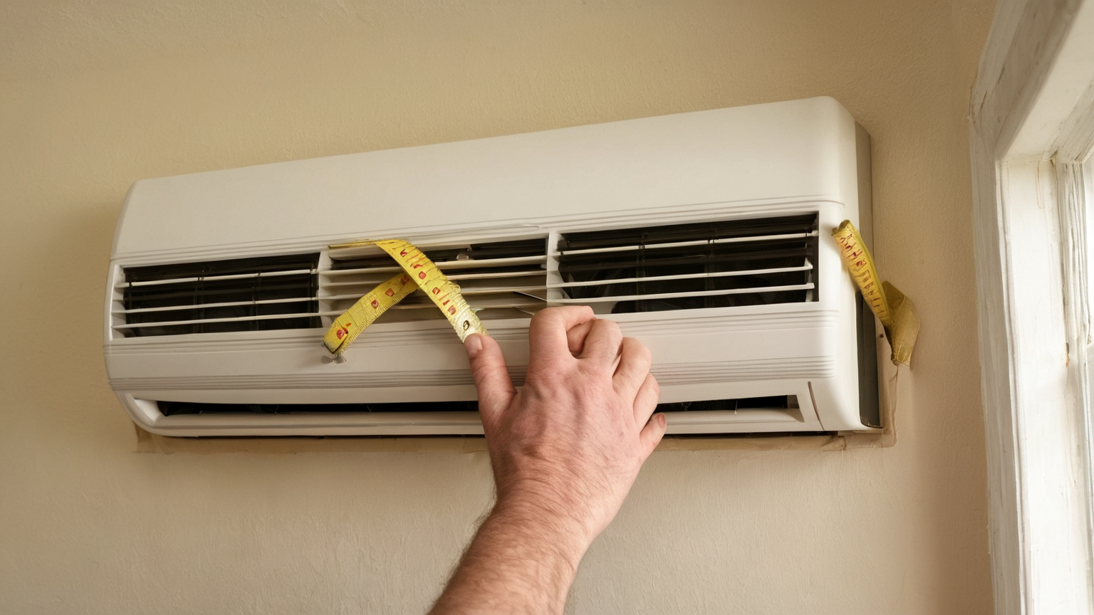checking AC side clearance